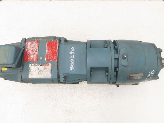 Dodge Reliance RPM III DC Gear Motor 1.5Hp 150VDC 7.6:1 330 RPM 180TC DC0189ATCZ