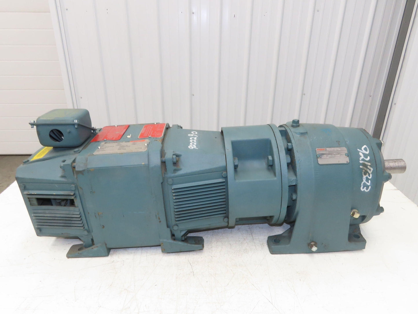 Dodge Reliance RPM III DC Gear Motor 1.5Hp 150VDC 7.6:1 330 RPM 180TC DC0189ATCZ