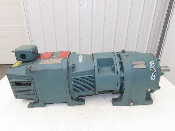 Dodge Reliance RPM III DC Gear Motor 1.5Hp 150VDC 7.6:1 330 RPM 180TC DC0189ATCZ