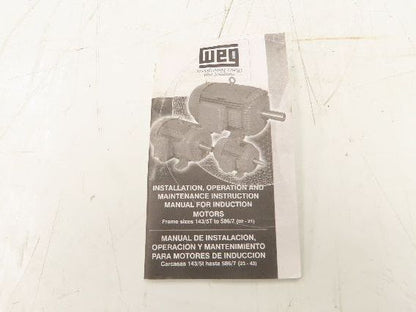 WEG W21 AC Motor 1Hp 1155 RPM 230/460V 3PH 145T Explosion Proof 00112XP3E145T