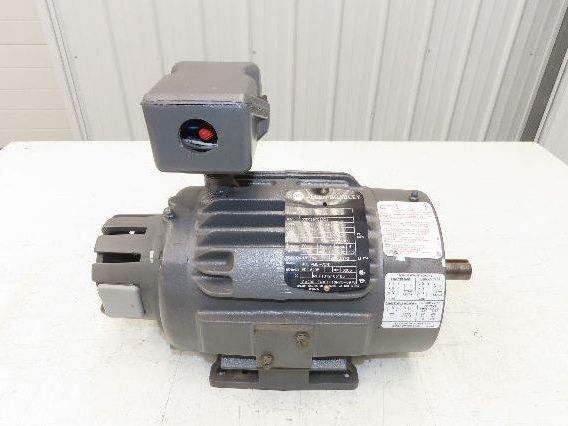 Allen Bradley 05F098X023G1 AC Motor 1.5Hp 1755rpm 230/460v 3Ph 0-205Hz 145TC