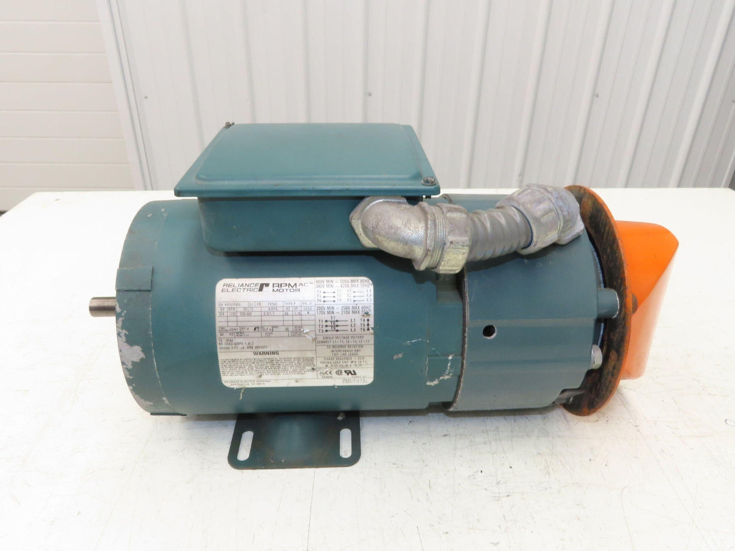 Reliance HM419456 Brake Motor 3/4Hp 1725rpm 230/460v 3Ph 56C-Face Dodge 031371