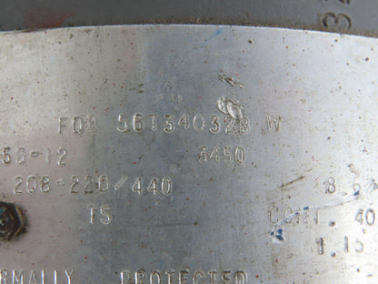 Marathon FQB 56T34032B AC Electric Motor Dual Shaft 3HP 3450RPM 220/440V 3Ph