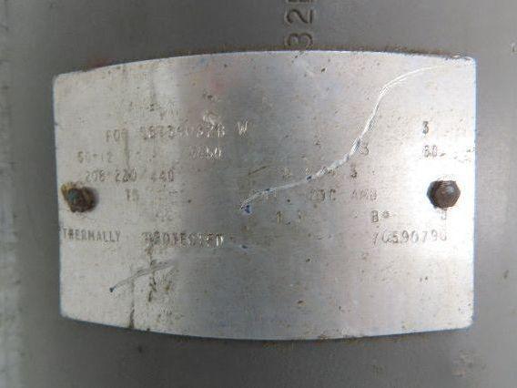 Marathon FQB 56T34032B AC Electric Motor Dual Shaft 3HP 3450RPM 220/440V 3Ph