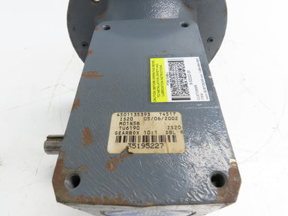 Boston Gear F72610B9J Worm Gearbox 10:1 Reducer 175rpm 3.6Hp RH 180TC Frame