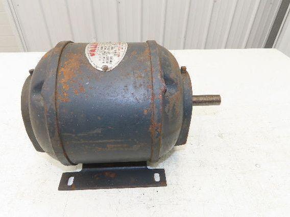 Valley PN Vintage AC Motor 1/2Hp 1750rpm 220/440v 3Ph 3/4" Shaft