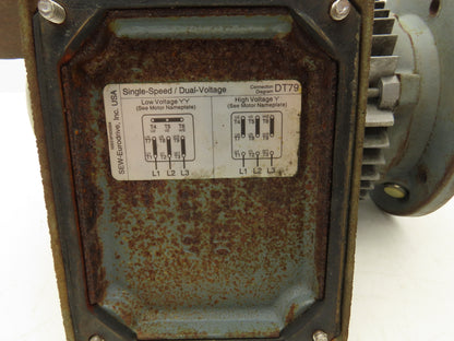 DFT08N4 AC Motor 1Hp 1700rpm 230/460v 3Ph IEC 71 Frame 12mm Shaft TEFC