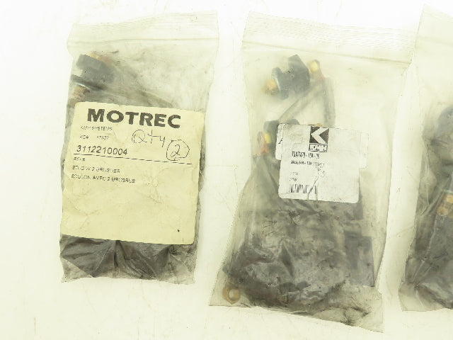 AC6-2034AS Motrec Forklift Motor Brush Kit 2-Brush with Stud 2 PC 5/8"x1"x1-1/8"