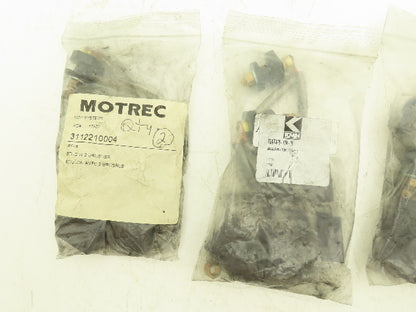 AC6-2034AS Motrec Forklift Motor Brush Kit 2-Brush with Stud 2 PC 5/8"x1"x1-1/8"