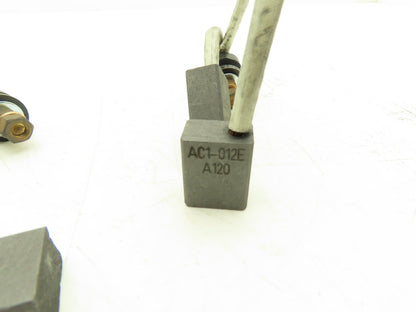 AC6-2034AS Motrec Forklift Motor Brush Kit 2-Brush with Stud 2 PC 5/8"x1"x1-1/8"