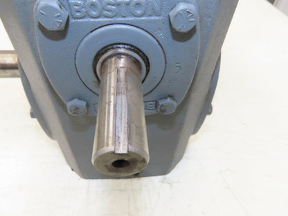Boston Gear 73210FSGT1 Worm Gearbox 10:1 Reducer 175rpm 7Hp LH 145T Fan Cooled