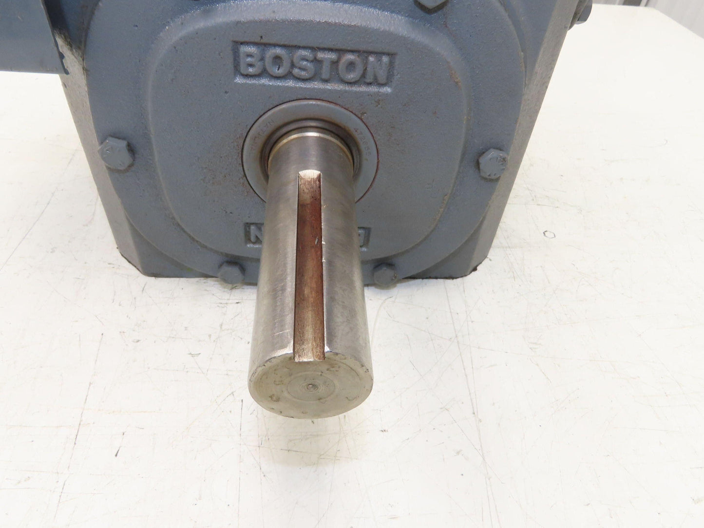 Boston Gear 73210FSGT1 Worm Gearbox 10:1 Reducer 175rpm 7Hp LH 145T Fan Cooled