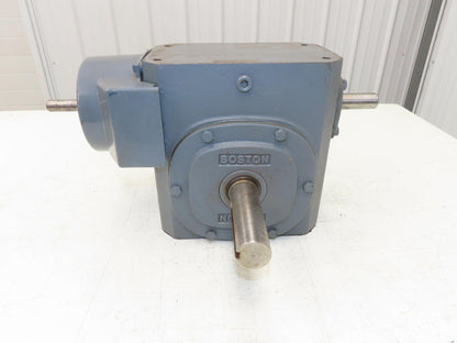 Boston Gear 73210FSGT1 Worm Gearbox 10:1 Reducer 175rpm 7Hp LH 145T Fan Cooled