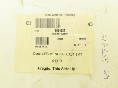 Clark 2824626 Forklift Instrument Pod