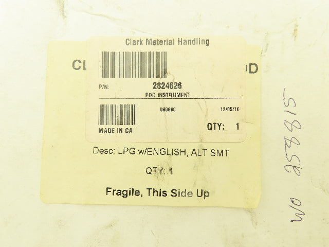 Clark 2824626 Forklift Instrument Pod
