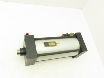 Norgren Pneumatic Air Cylinder 4" Bore 8" Stroke 250 PSI Bottom Tapped