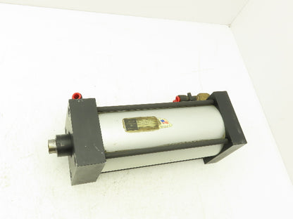 Norgren Pneumatic Air Cylinder 4" Bore 8" Stroke 250 PSI Bottom Tapped