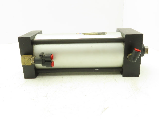 Norgren Pneumatic Air Cylinder 4" Bore 8" Stroke 250 PSI Bottom Tapped