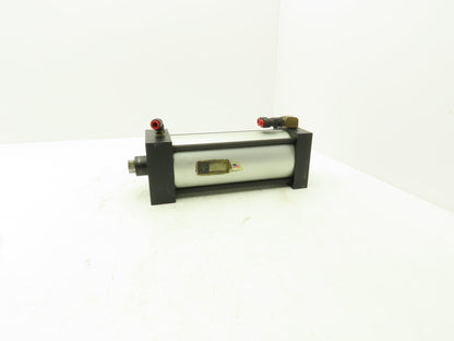 Norgren Pneumatic Air Cylinder 4" Bore 8" Stroke 250 PSI Bottom Tapped
