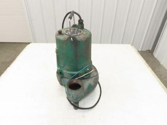 Pentair Myers MSWKV75VT20-R Submersible Sewage Sump Effluent Pump 2"NPT 115V