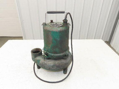 Pentair Myers MSWKV75VT20-R Submersible Sewage Sump Effluent Pump 2"NPT 115V