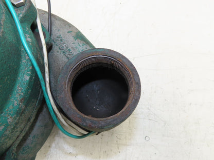 Pentair Myers MSWKV75VT20-R Submersible Sewage Sump Effluent Pump 2"NPT 115V