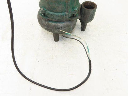 Pentair Myers MSWKV75VT20-R Submersible Sewage Sump Effluent Pump 2"NPT 115V