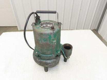 Pentair Myers MSWKV75VT20-R Submersible Sewage Sump Effluent Pump 2"NPT 115V