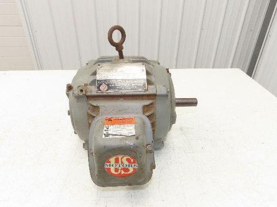 US Motors E056B AC Motor 1Hp 1774rpm 460v 3PH 182U Frame 7/8" Shaft TE