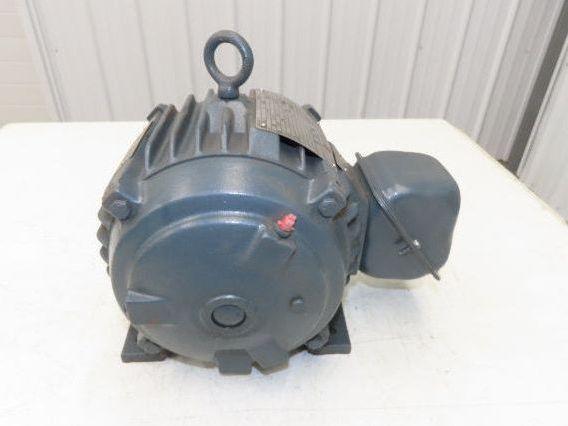 US Motors E056B AC Motor 1Hp 1765rpm 460v 182 Frame 7/8" Dia Shaft TE 1.5A