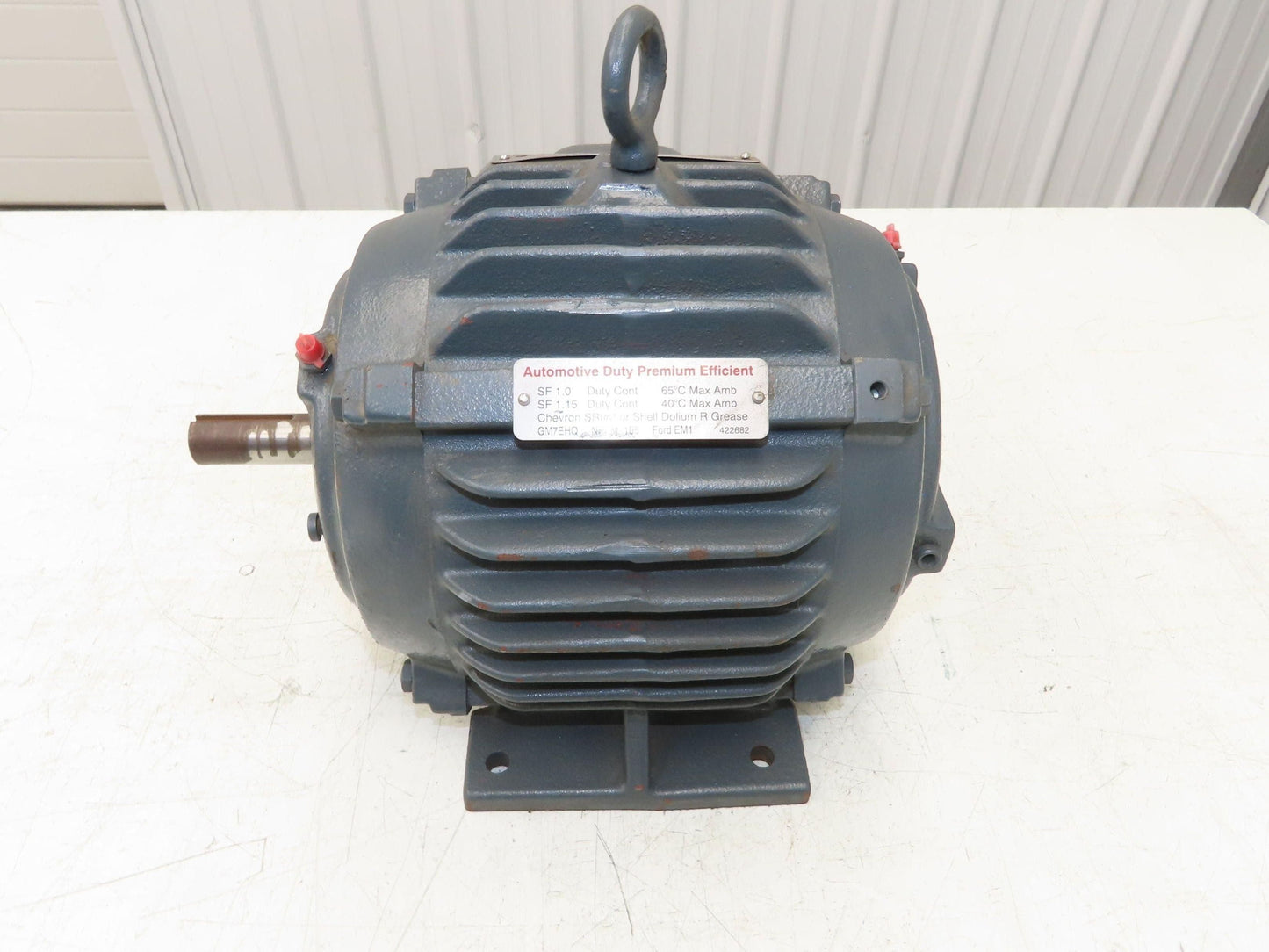 US Motors E056B AC Motor 1Hp 1765rpm 460v 182 Frame 7/8" Dia Shaft TE 1.5A