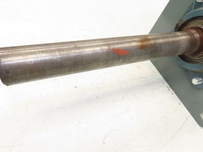 Hytrol 8"x 20.5" Center Drive Pulley 24" Conveyor 21BF Motor Mount Ext Shaft 10"