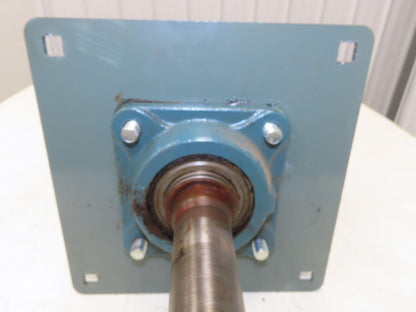 Hytrol 8"x 20.5" Center Drive Pulley 24" Conveyor 21BF Motor Mount Ext Shaft 10"