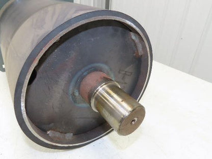 Hytrol 8"x 14.5" Center Drive Pulley 24" Conveyor 21BF Motor Mount Ext Shaft 10"