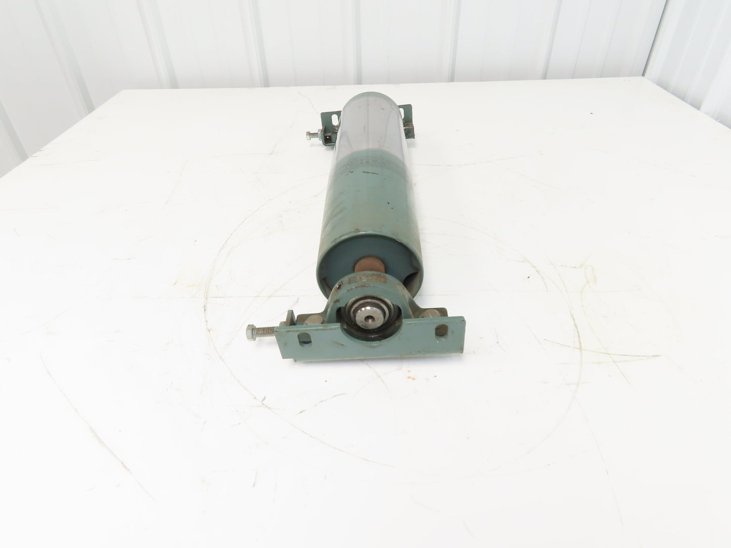 Hytrol 4"x 15.5" Crowned Tail Pulley for 24" Conveyor 21"BF 1" Shaft w/Bearings