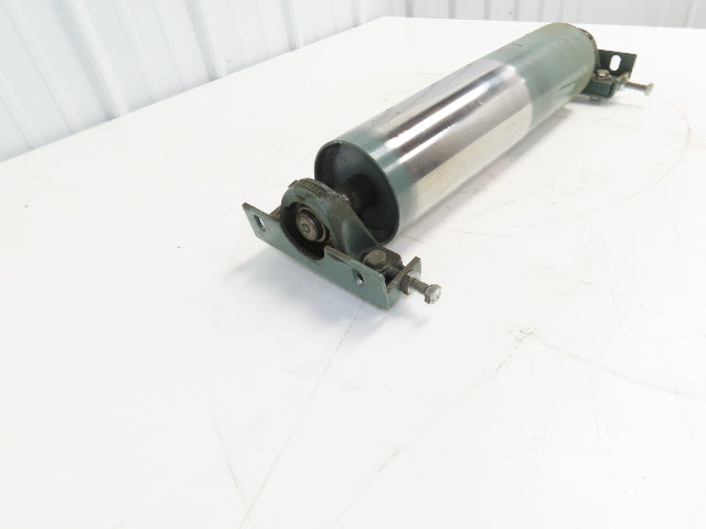 Hytrol 4"x 15.5" Crowned Tail Pulley for 24" Conveyor 21"BF 1" Shaft w/Bearings