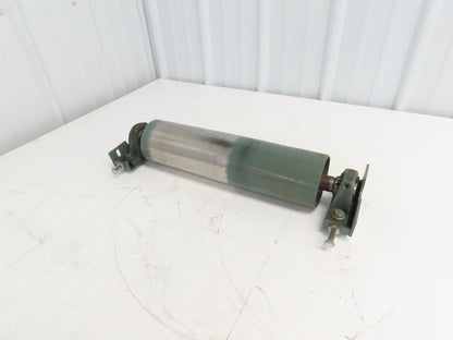 Hytrol 4"x 15.5" Crowned Tail Pulley for 24" Conveyor 21"BF 1" Shaft w/Bearings