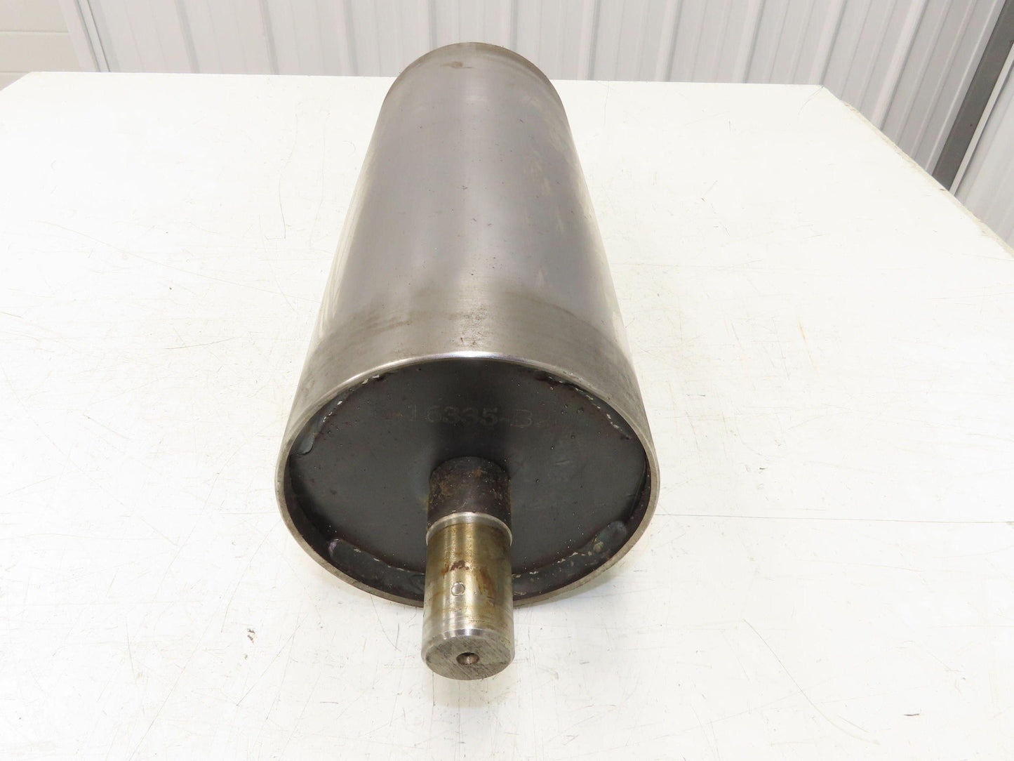 Hytrol 6"x 14.25" Crowned Take-Up Pulley for 24" Conveyor 21"BF 1-3/16" Shaft