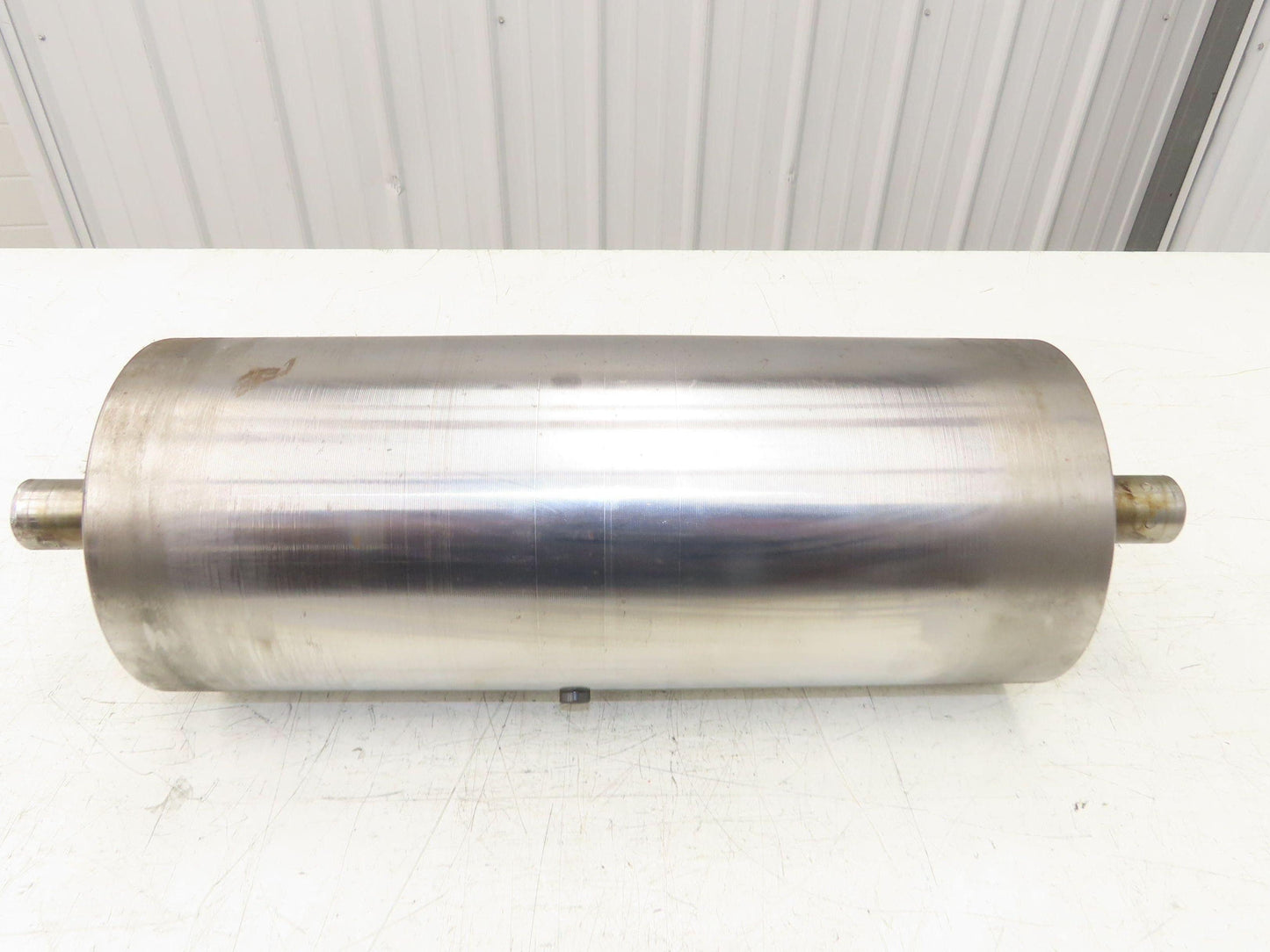 Hytrol 6"x 14.25" Crowned Take-Up Pulley for 24" Conveyor 21"BF 1-3/16" Shaft