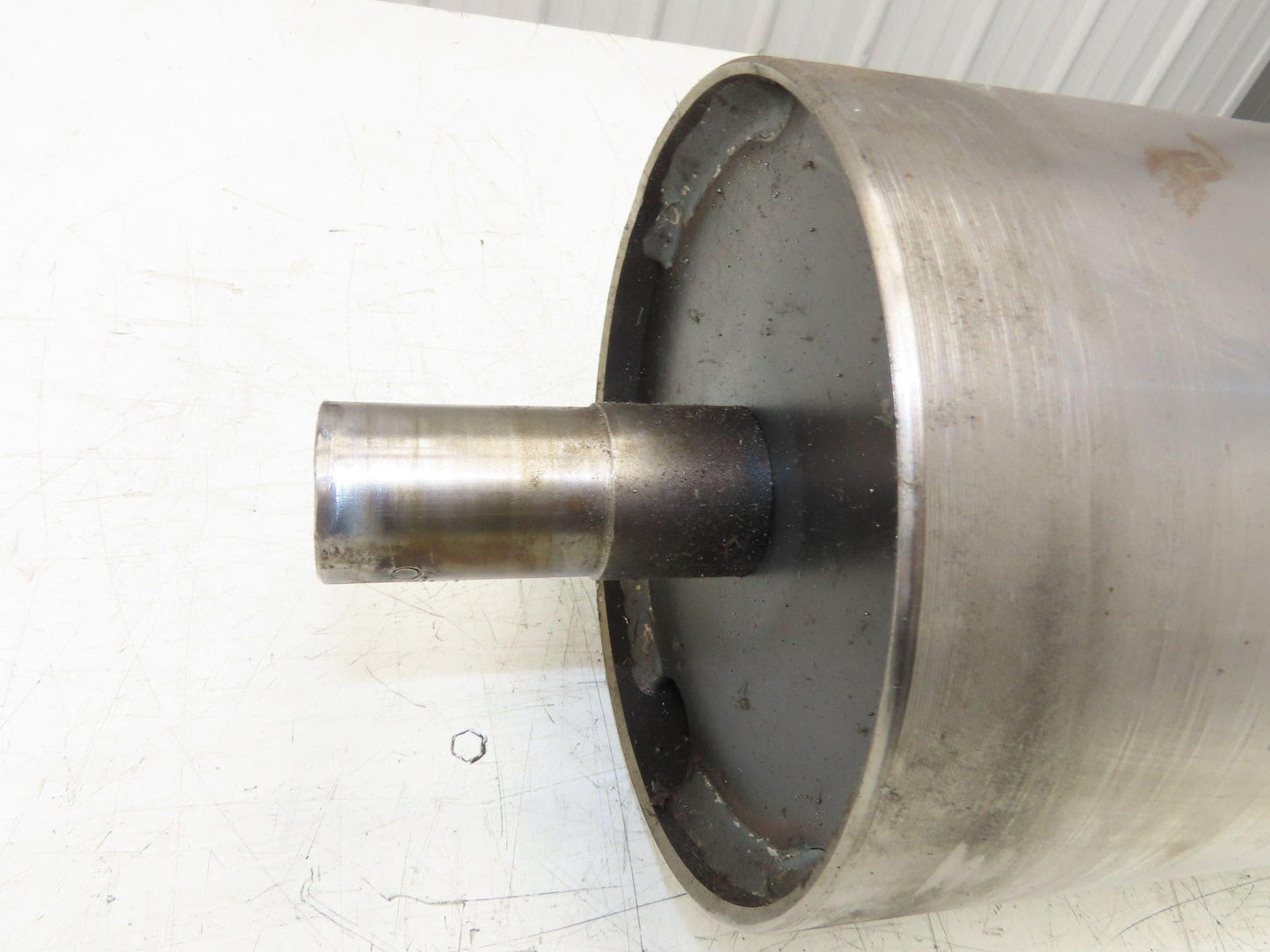 Hytrol 6"x 14.25" Crowned Take-Up Pulley for 24" Conveyor 21"BF 1-3/16" Shaft