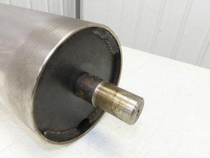 Hytrol 6"x 14.25" Crowned Take-Up Pulley for 24" Conveyor 21"BF 1-3/16" Shaft