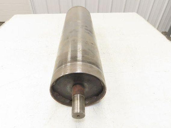 Hytrol 6"x 20.25" Crowned Take-Up Pulley for 24" Conveyor 21"BF 1-3/16" Shaft