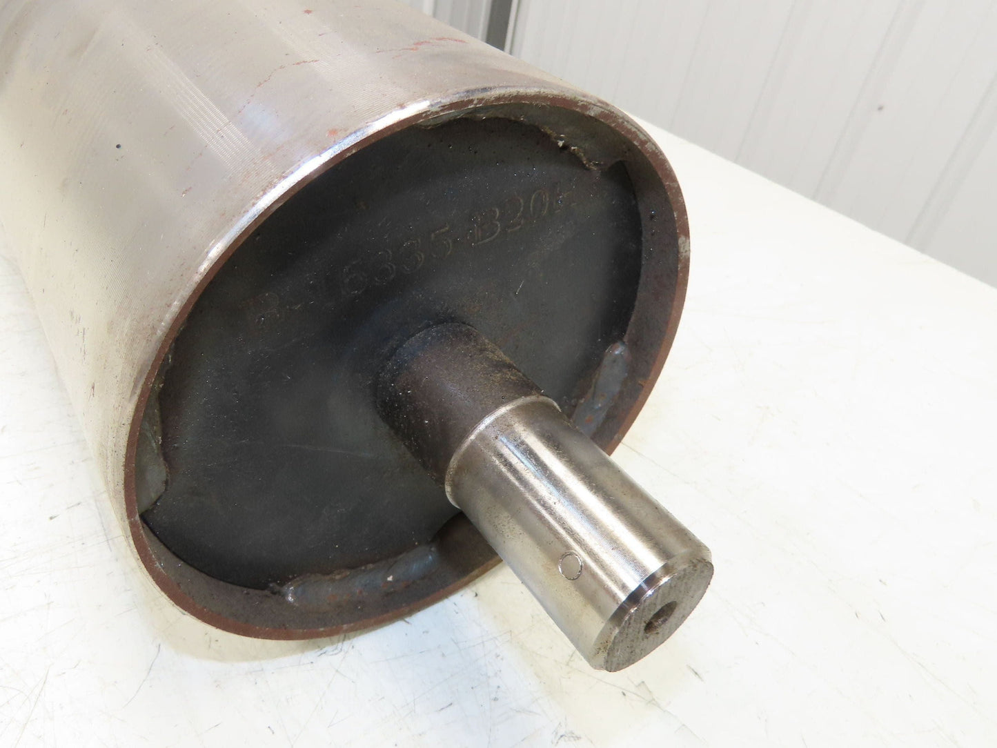 Hytrol 6"x 20.25" Crowned Take-Up Pulley for 24" Conveyor 21"BF 1-3/16" Shaft