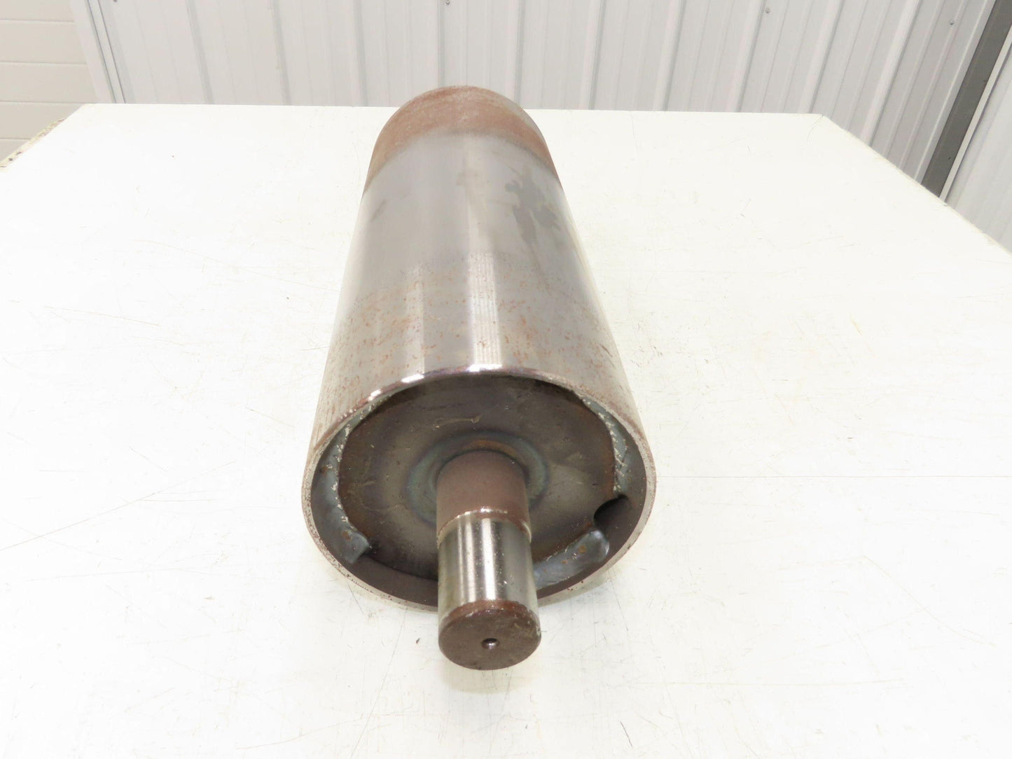 Hytrol 6"x 14.25" Crowned Take-Up Pulley for 24" Conveyor 21"BF 1-7/16" Shaft