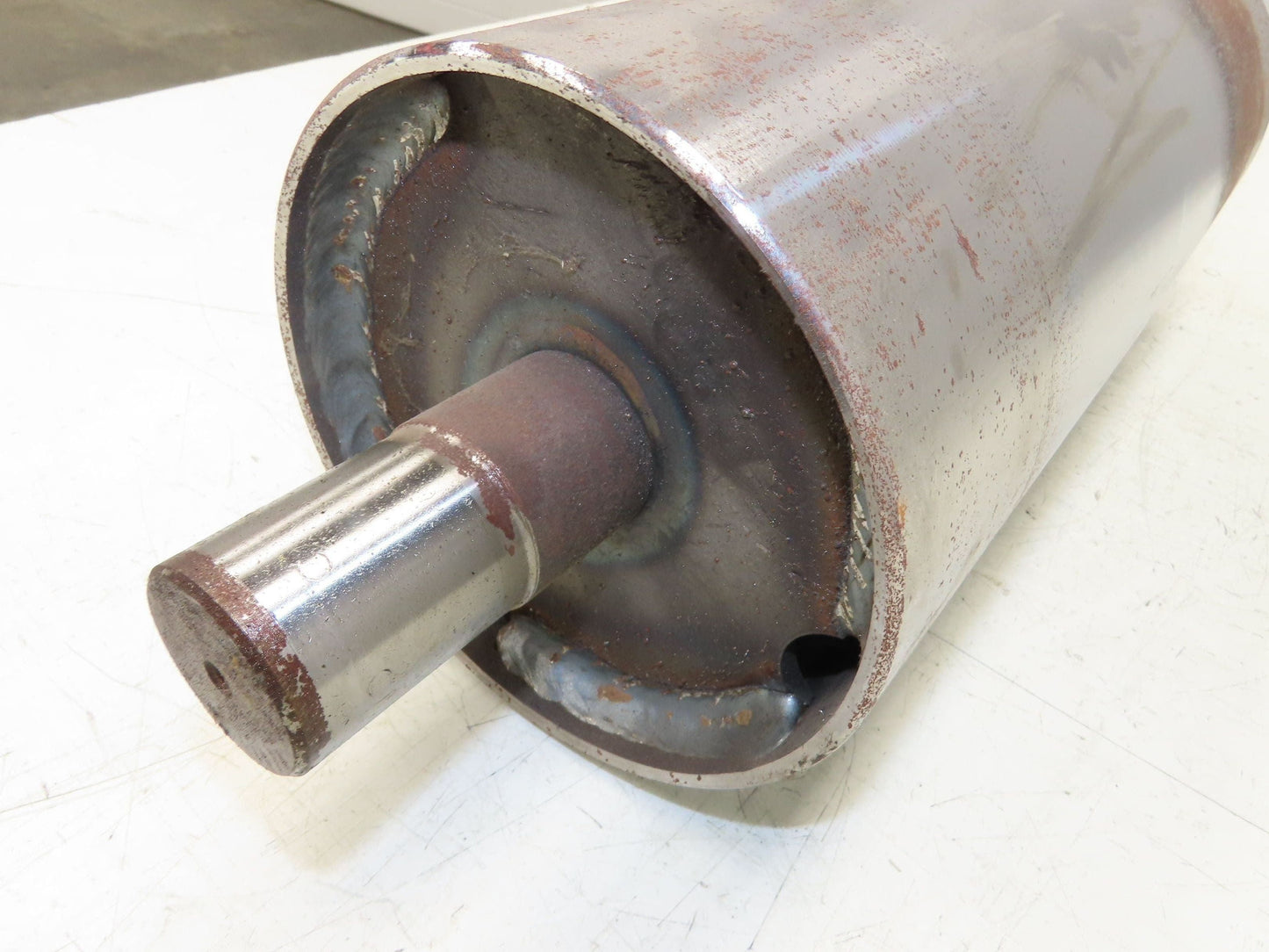 Hytrol 6"x 14.25" Crowned Take-Up Pulley for 24" Conveyor 21"BF 1-7/16" Shaft