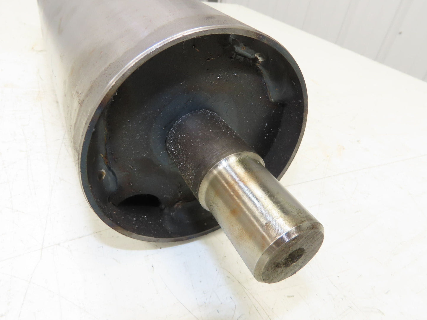 Hytrol 4"x 14.25" Crowned Take-Up Pulley for 24" Conveyor 1" Shaft