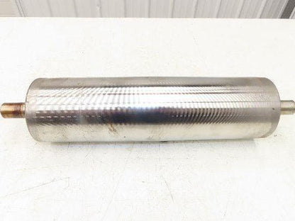 Hytrol 4"x 14.25" Crowned Take-Up Pulley for 24" Conveyor 1" Shaft