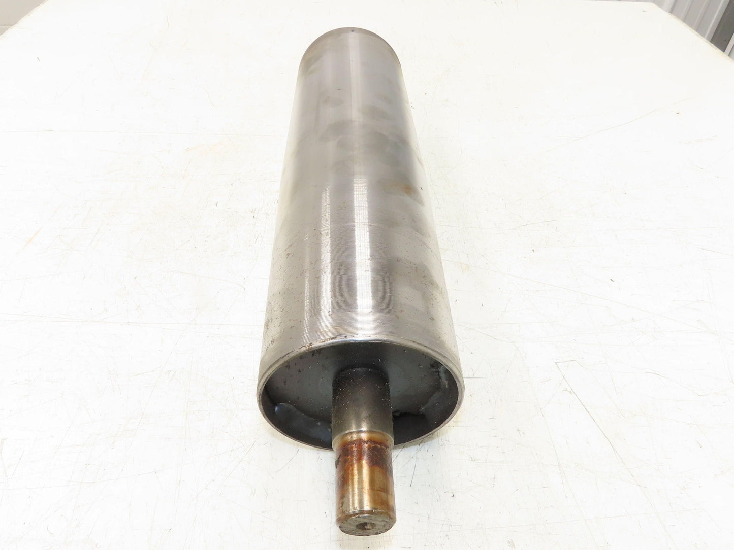 Hytrol 4"x 14.25" Crowned Take-Up Pulley for 24" Conveyor 1" Shaft