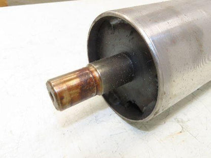 Hytrol 4"x 14.25" Crowned Take-Up Pulley for 24" Conveyor 1" Shaft