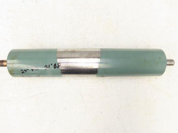 Hytrol 4"x 20.25" Take-Up/Tail Pulley for 24" Conveyor 21"BF 1" Shaft